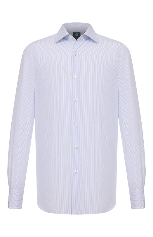 Хлопковая сорочка Finamore 1925 NAP0LI/C0546 Голубой NAP0LI/C0546