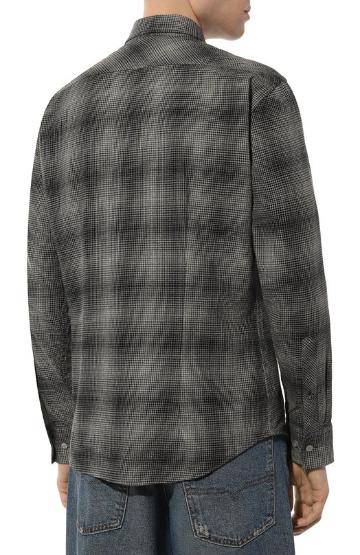 Хлопковая рубашка Bogner 58859270 Хаки  58859270 Фото 4