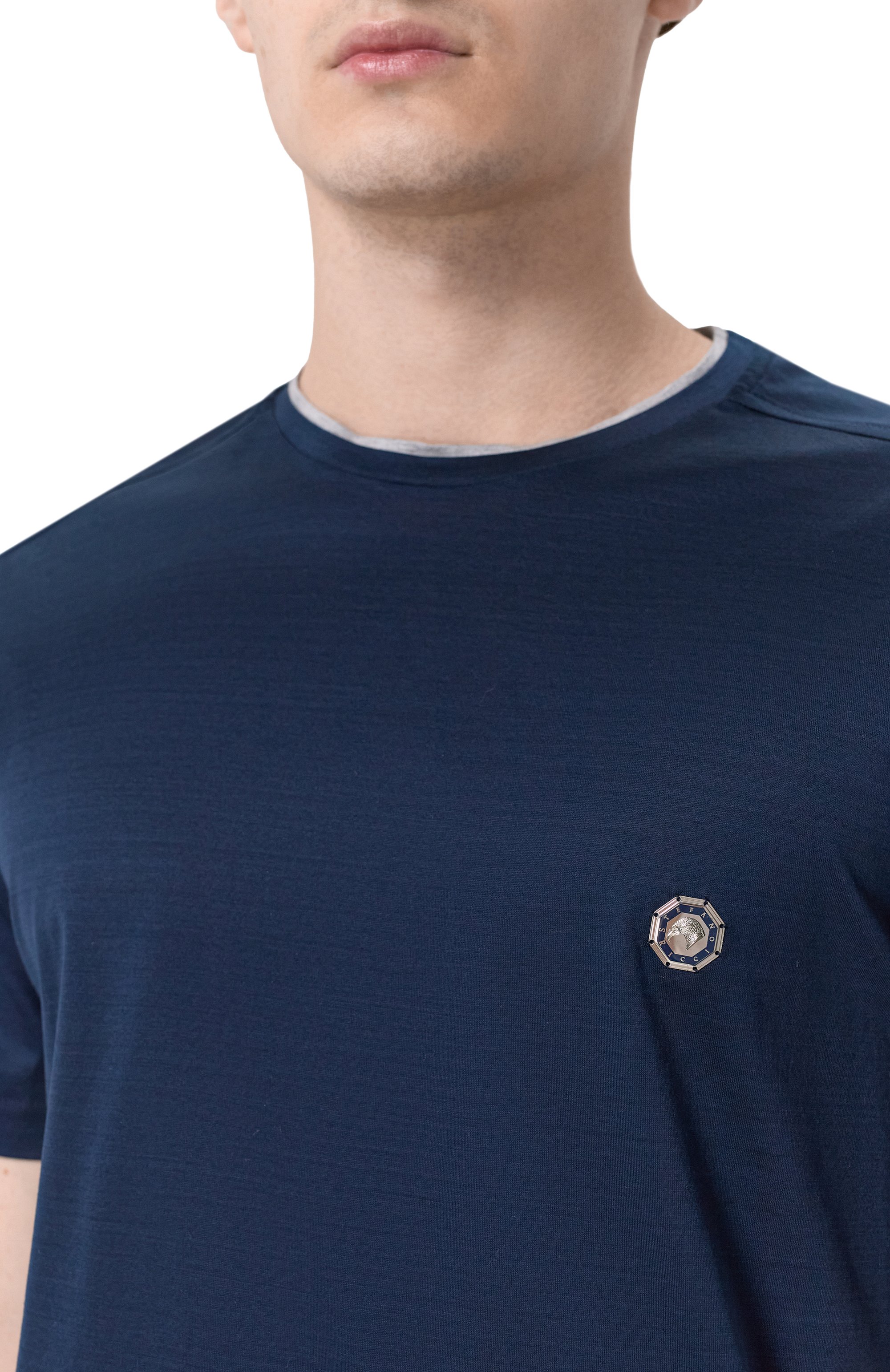 Хлопковая футболка STEFANO RICCI, арт. MNH6105000/TE0001, фото 5