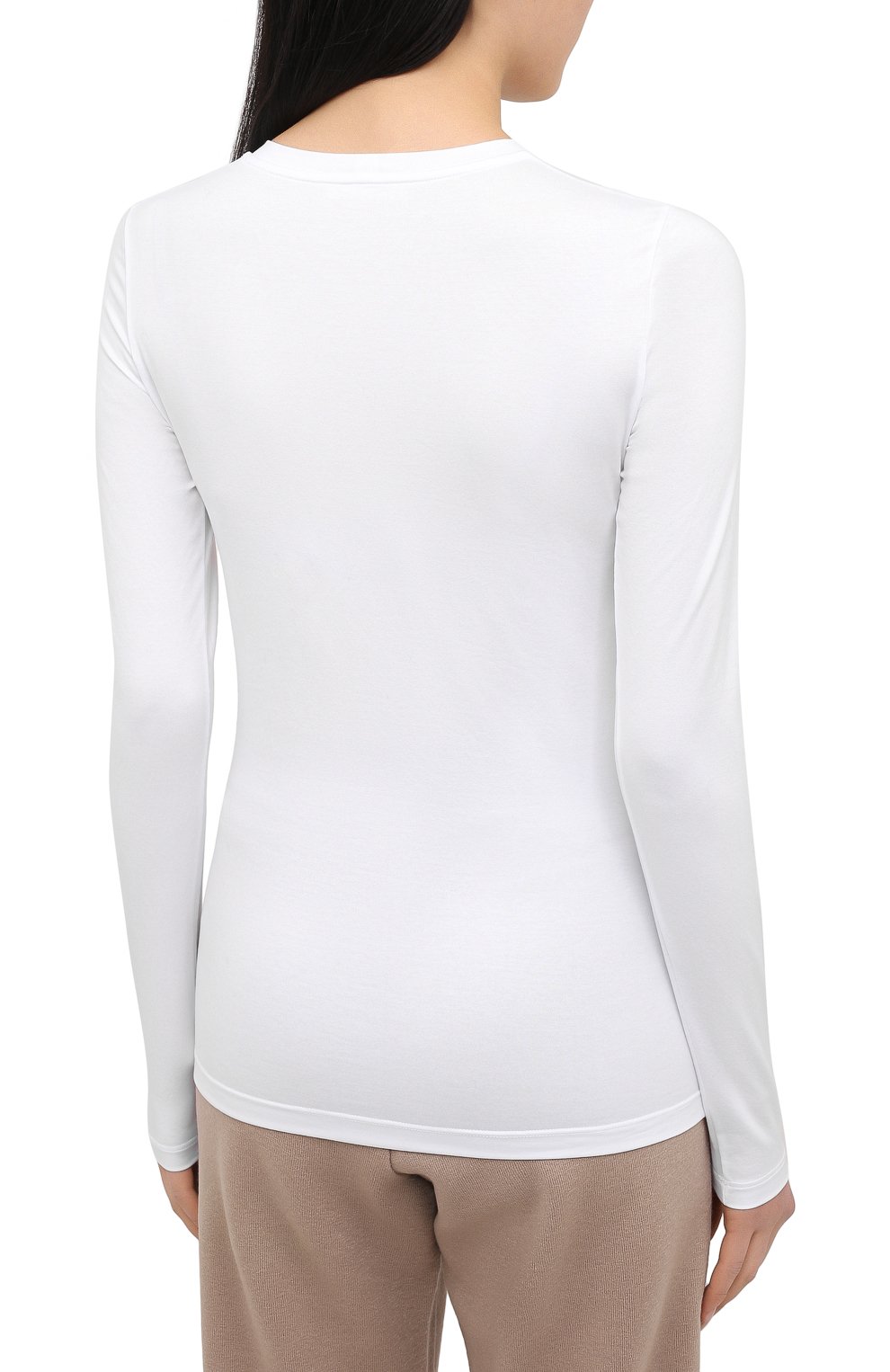 Хлопковый лонгслив JIL SANDER, арт. JPPR705500-WR257108, фото 4