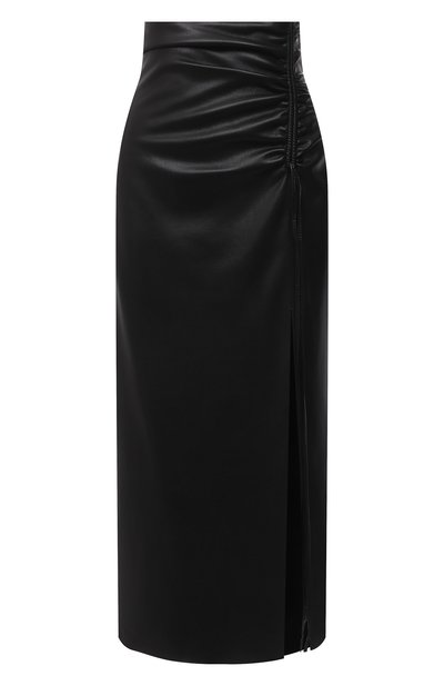 Женская юбка NANUSHKA, арт. MAL0RIE_BLACK_VEGAN LEATHER