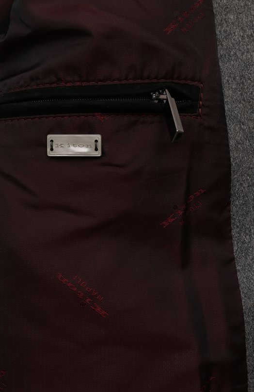 Кашемировое пальто Kiton UW1959V0415F05 Серый  UW1959V0415F05 Фото 6