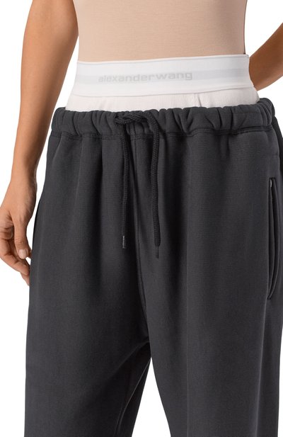 Хлопковые брюки ALEXANDERWANG.T, арт. 4CC1244349, фото 5