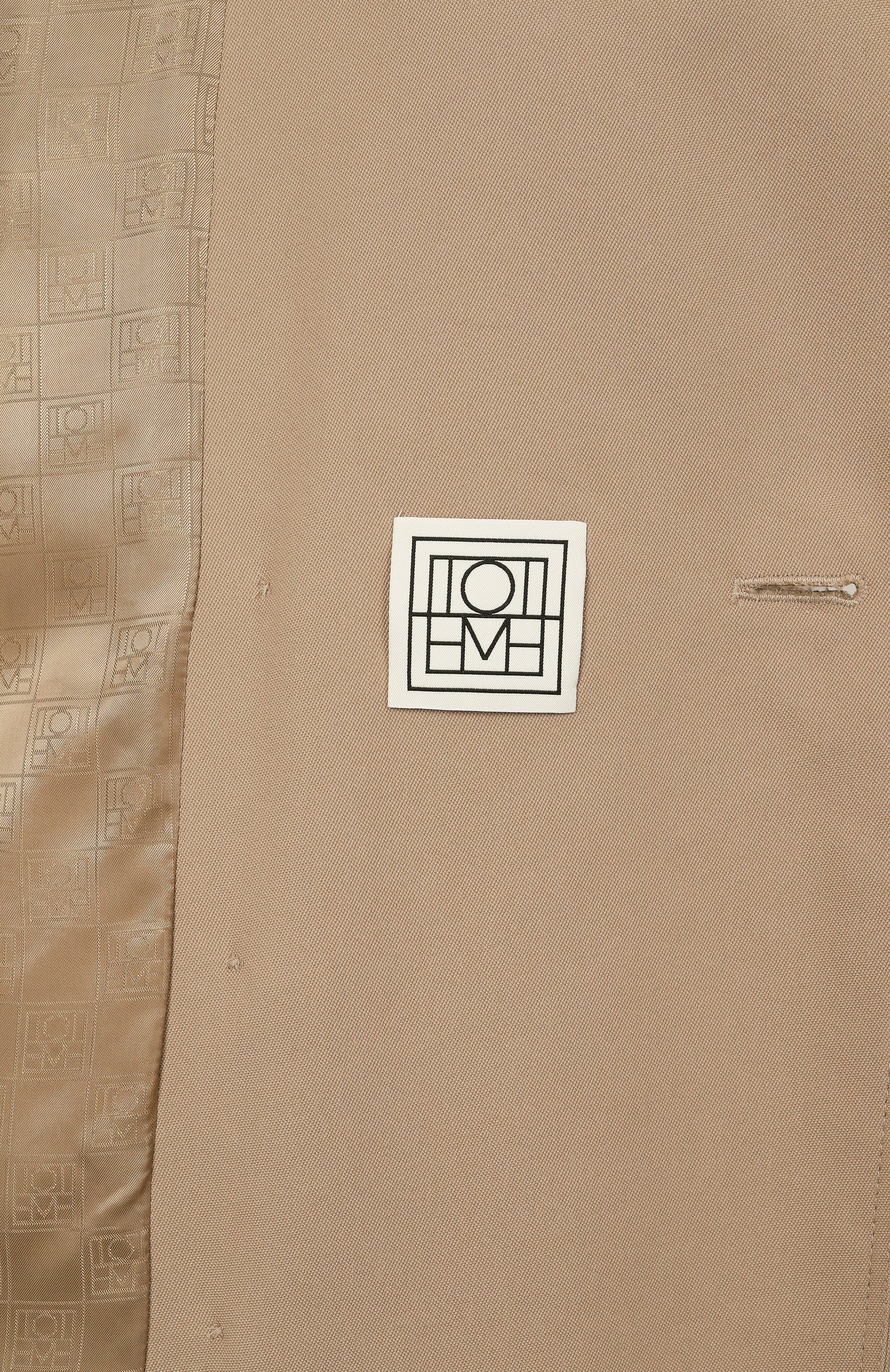 Хлопковый тренч TOTEME, арт. 243-WR01112-FB0243, фото 7