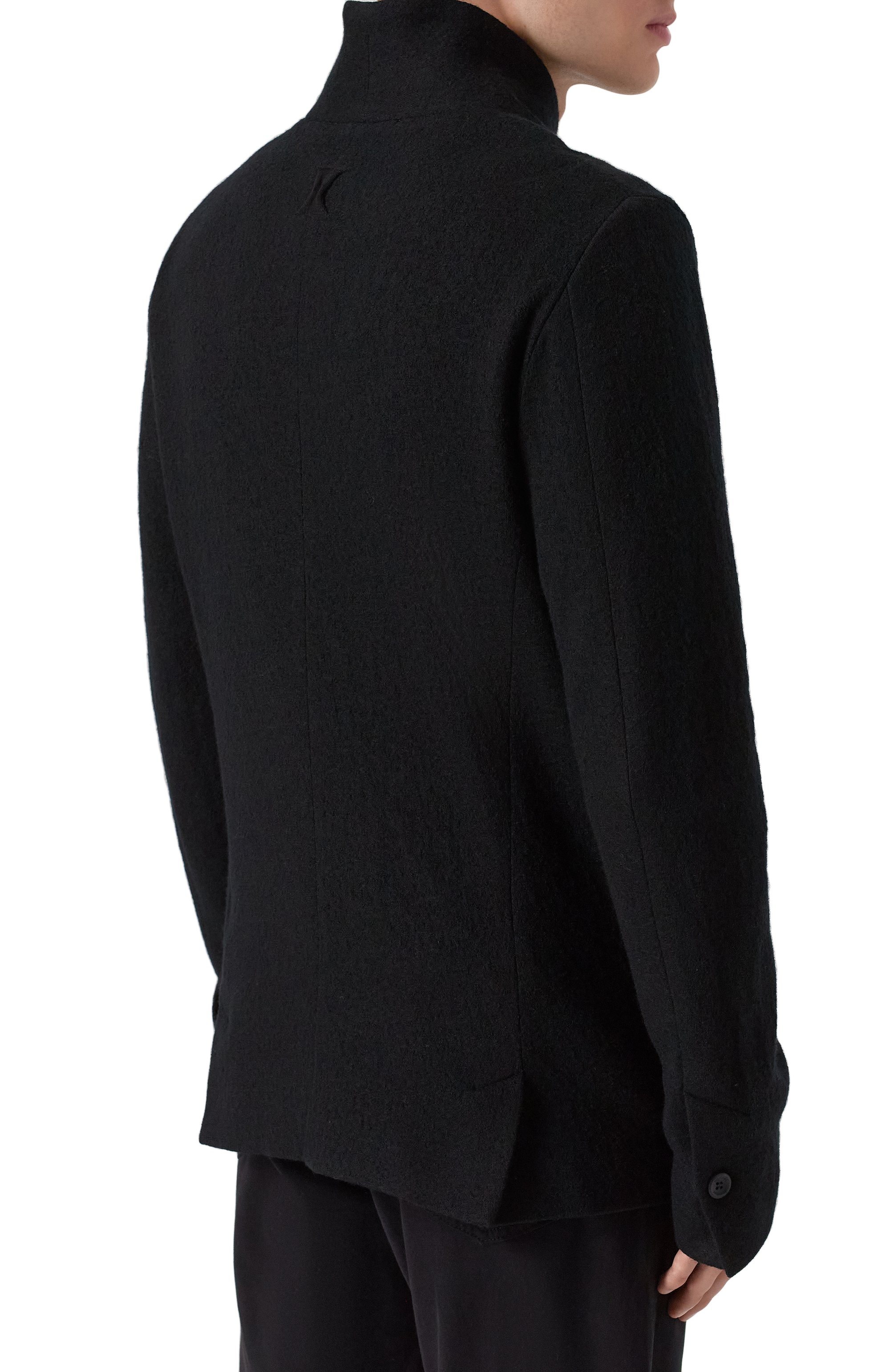 Шерстяной пиджак HANNES ROETHER черного цвета по цене 68450 руб., арт. J0P32PE.502, фото 4 Шерстяной пиджак HANNES ROETHER, арт. J0P32PE.502, фото 4