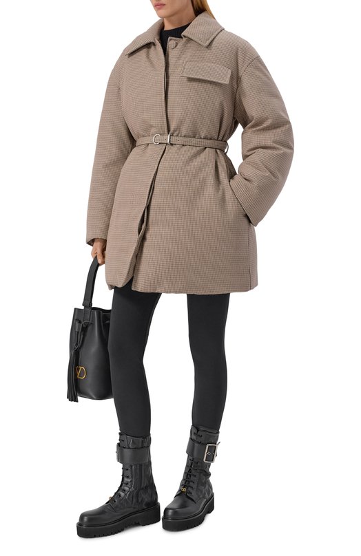 Кожаные ботинки Quiltie 67 Valentino 7W2S0MQ0/FGZ Чёрный  7W2S0MQ0/FGZ Фото 3
