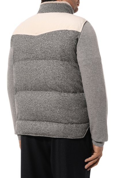 Пуховый жилет BRUNELLO CUCINELLI, арт. MQ4651942, фото 4