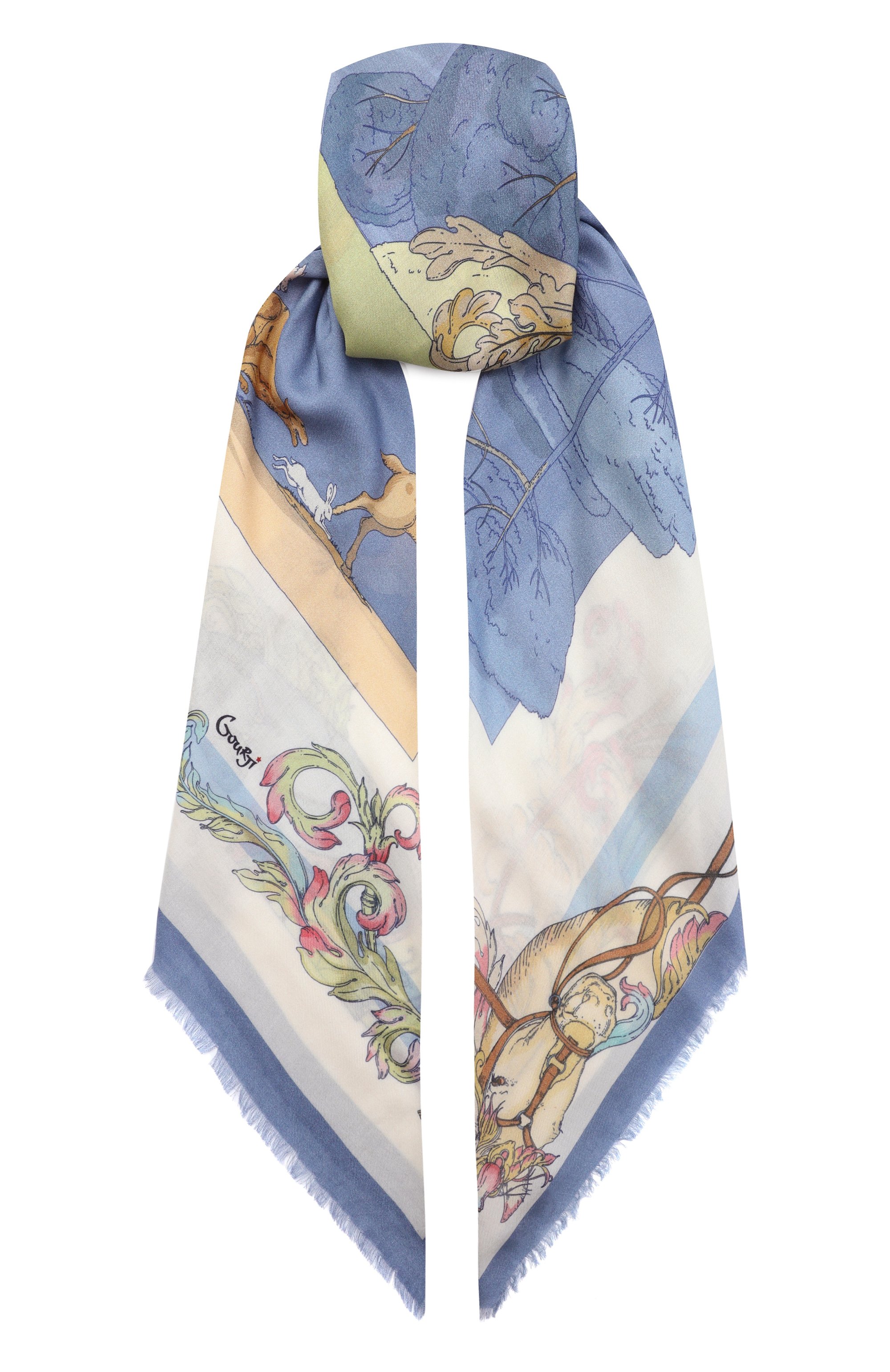 Шаль царская охота GOURJI, арт. 911689/61117, фото 1