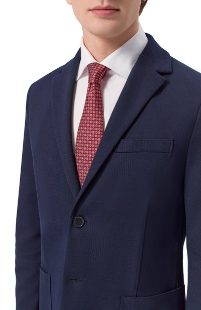 Мужской шелковый галстук CANALI, арт. 18/HJ04565