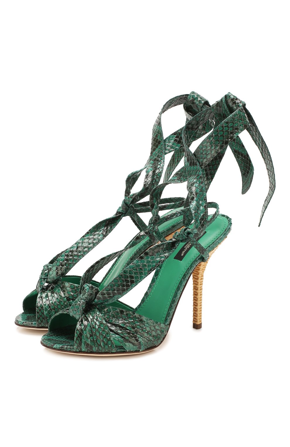 Босоножки keira из кожи питона DOLCE & GABBANA, арт. CR1016/A2043/PBIV, фото 1