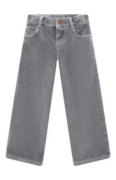 Велюровые брюки BRUNELLO CUCINELLI, арт. BB105P630A