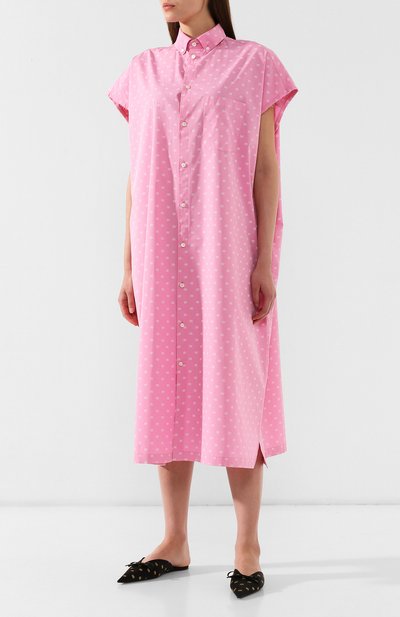 Хлопковое платье BALENCIAGA, арт. 576677/TELE5, фото 3
