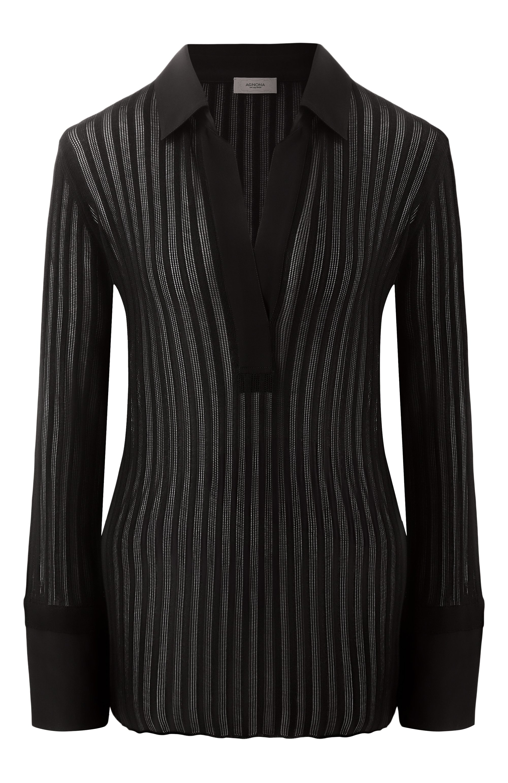 Шелковое поло AGNONA, арт. KD09018/8S180M, фото 1