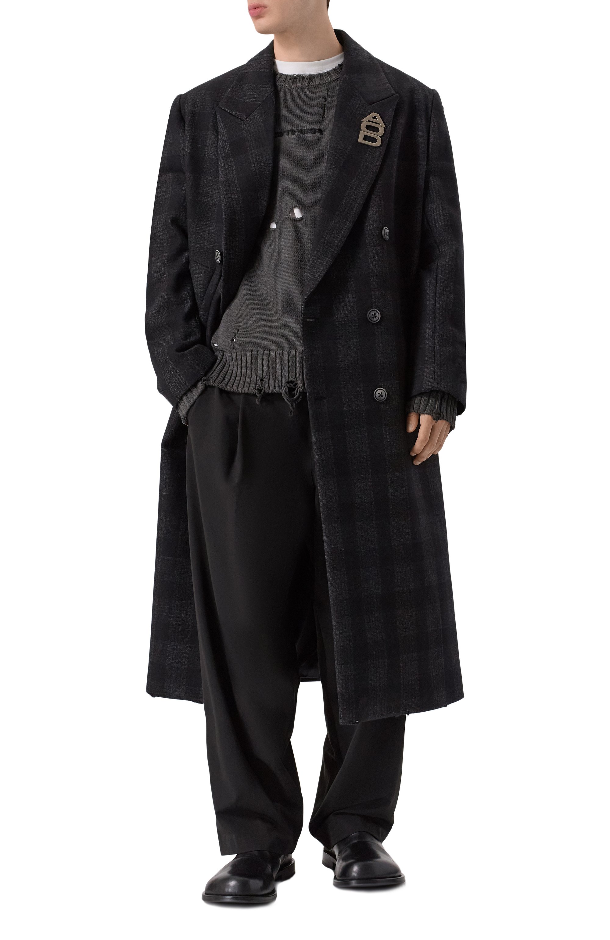 Пальто AN OTHER DATE темно-серого цвета по цене 94550 руб., арт. F50DMAC0022, фото 2 Пальто AN OTHER DATE, арт. F50DMAC0022, фото 2