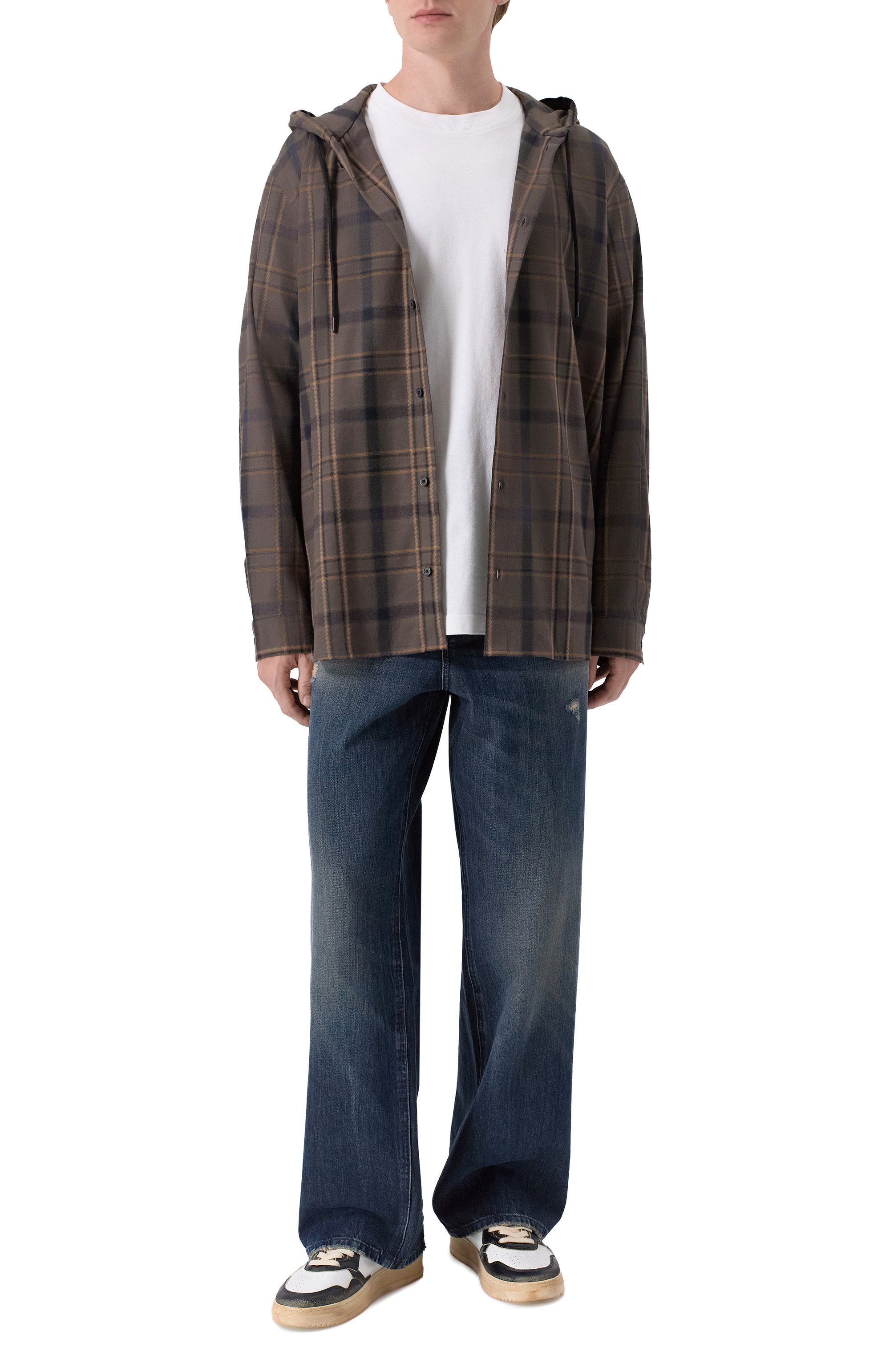 Рубашка из хлопка и вискозы DIESEL, арт. A20068/0BKBT, фото 2