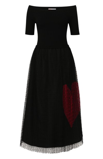 Женское хлопковое платье REDVALENTINO, арт. SR3KDA67/4ET