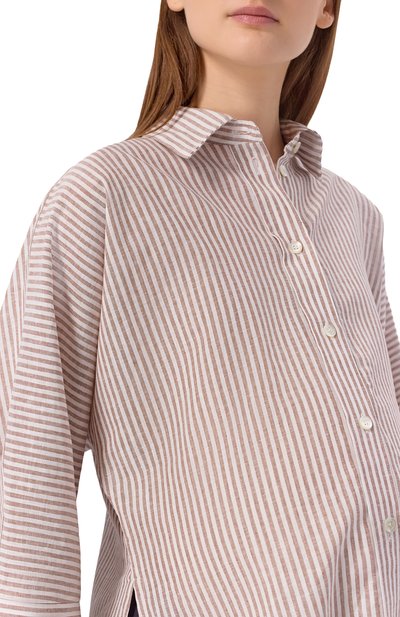 Рубашка изо льна и хлопка PIETRO BRUNELLI, арт. CA2514/LI0028, фото 5