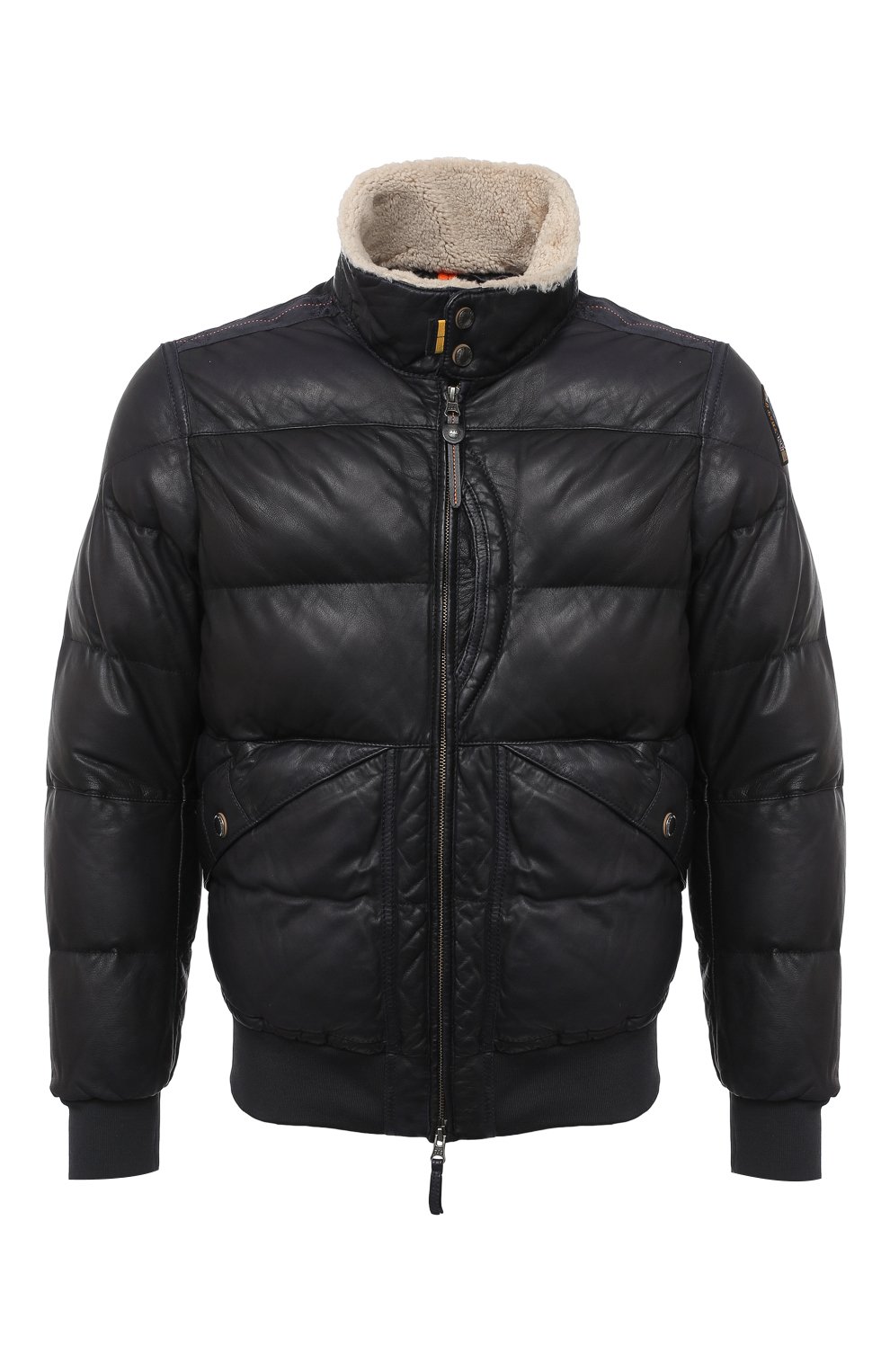 Кожаный утепленный бомбер PARAJUMPERS, арт. LE03/ALF, фото 1