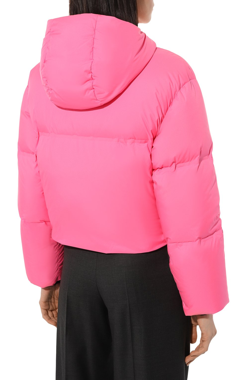 Пуховик prada linea rossa PRADA розового цвета по цене 230000 руб., арт. 291698-1XYW-F0XNQ-202, фото 4 Пуховик prada linea rossa PRADA, арт. 291698-1XYW-F0XNQ-202, фото 4