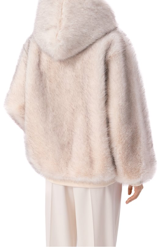 Шуба Elie Saab J0181NF25/FR006 Кремовый  J0181NF25/FR006 Фото 4