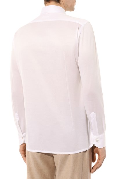 Хлопковая рубашка KITON, арт. UMCNERH0841301, фото 4