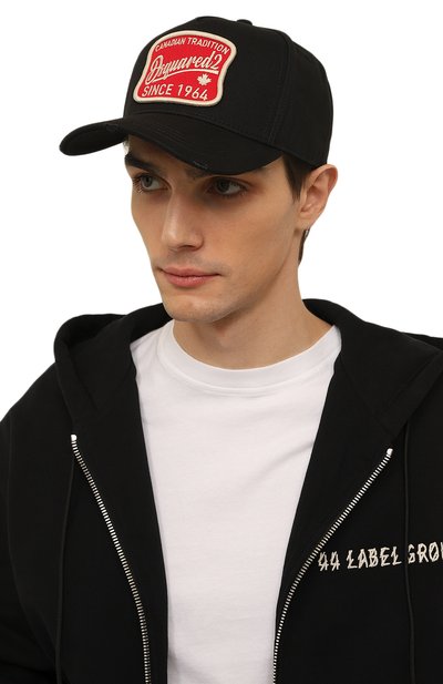 Хлопковая бейсболка DSQUARED2, арт. BCM0686 05C00001, фото 2