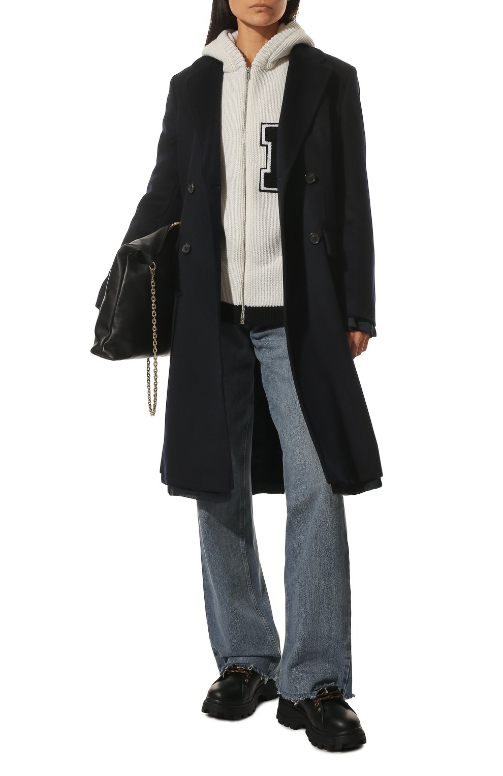 Кожаные ботинки MIU MIU, арт. 5T692C-3K10-F0002-D030, фото 2