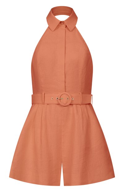 Женский льняной комбинезон ZIMMERMANN, арт. 3117YRS261