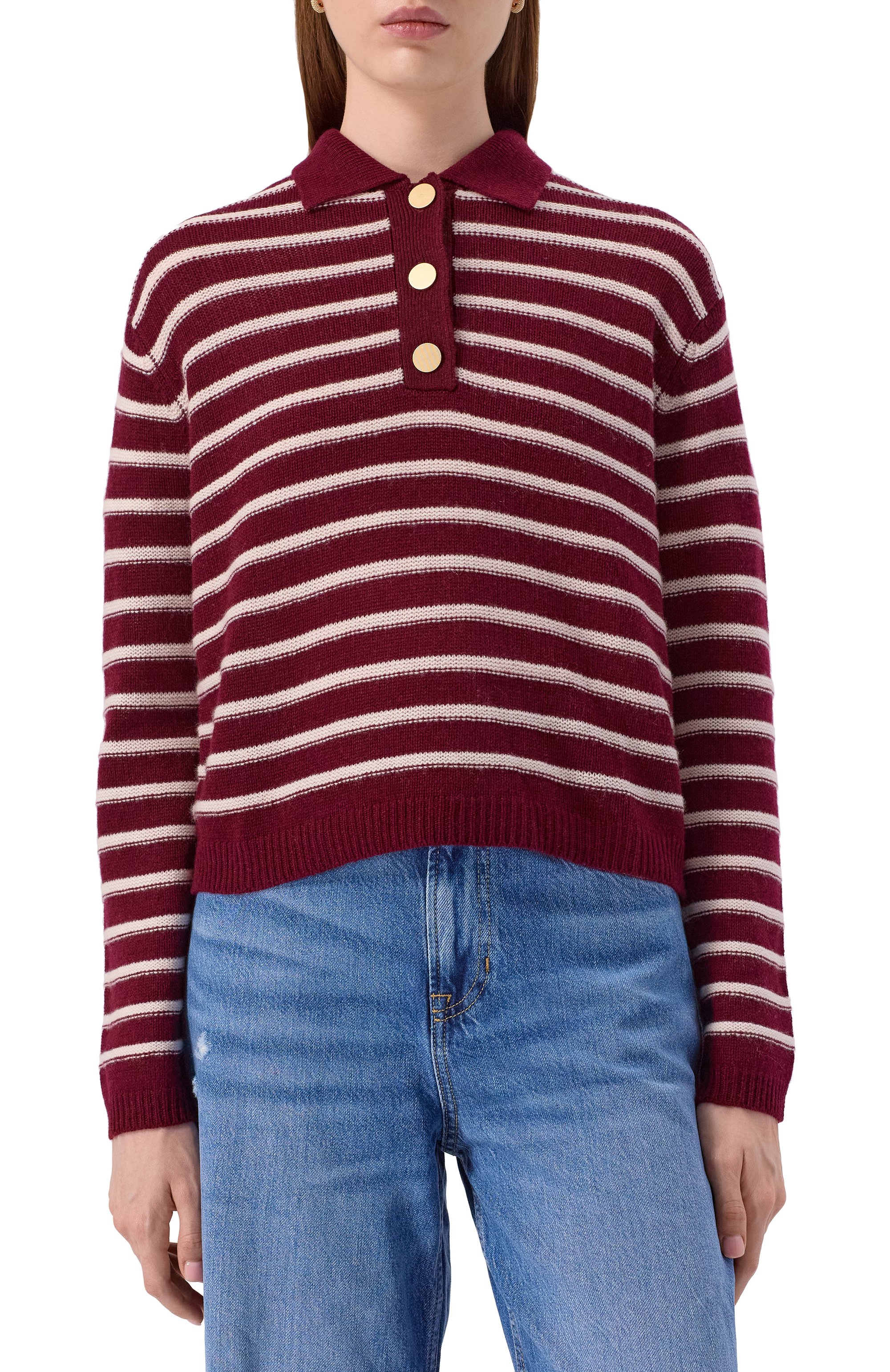 Поло из шерсти и кашемира ALLUDE, арт. 255/17022, фото 3