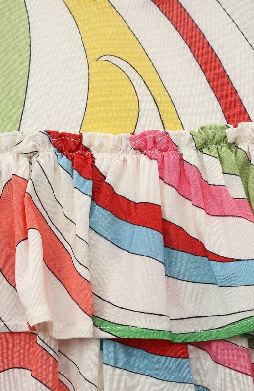 Платье из вискозы Emilio Pucci Разноцветный, фото 3