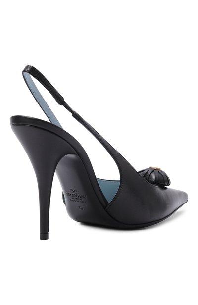 Кожаные туфли coeur royal 100 VALENTINO черного цвета по цене 125500 руб., арт. 9W2S0PR9/DMD, фото 5 Кожаные туфли coeur royal 100 VALENTINO, арт. 9W2S0PR9/DMD, фото 5