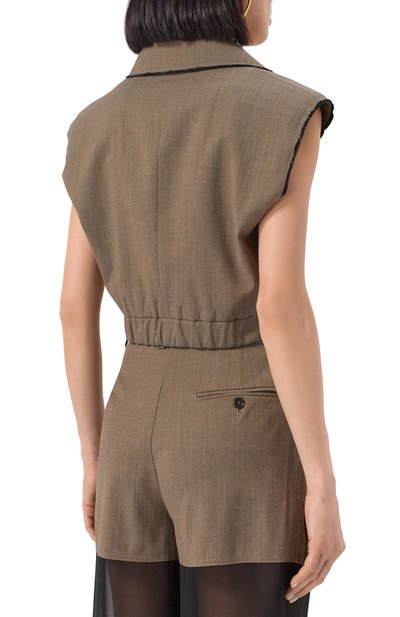 Жилет из шерсти и хлопка PINKO, арт. 104755/A2BQ, фото 4