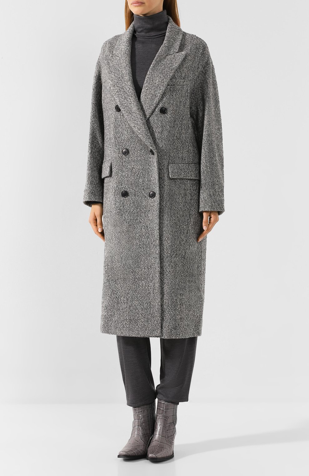 Двубортное пальто ISABEL MARANT ETOILE, арт. MA0236-19A012E/HABRA, фото 3