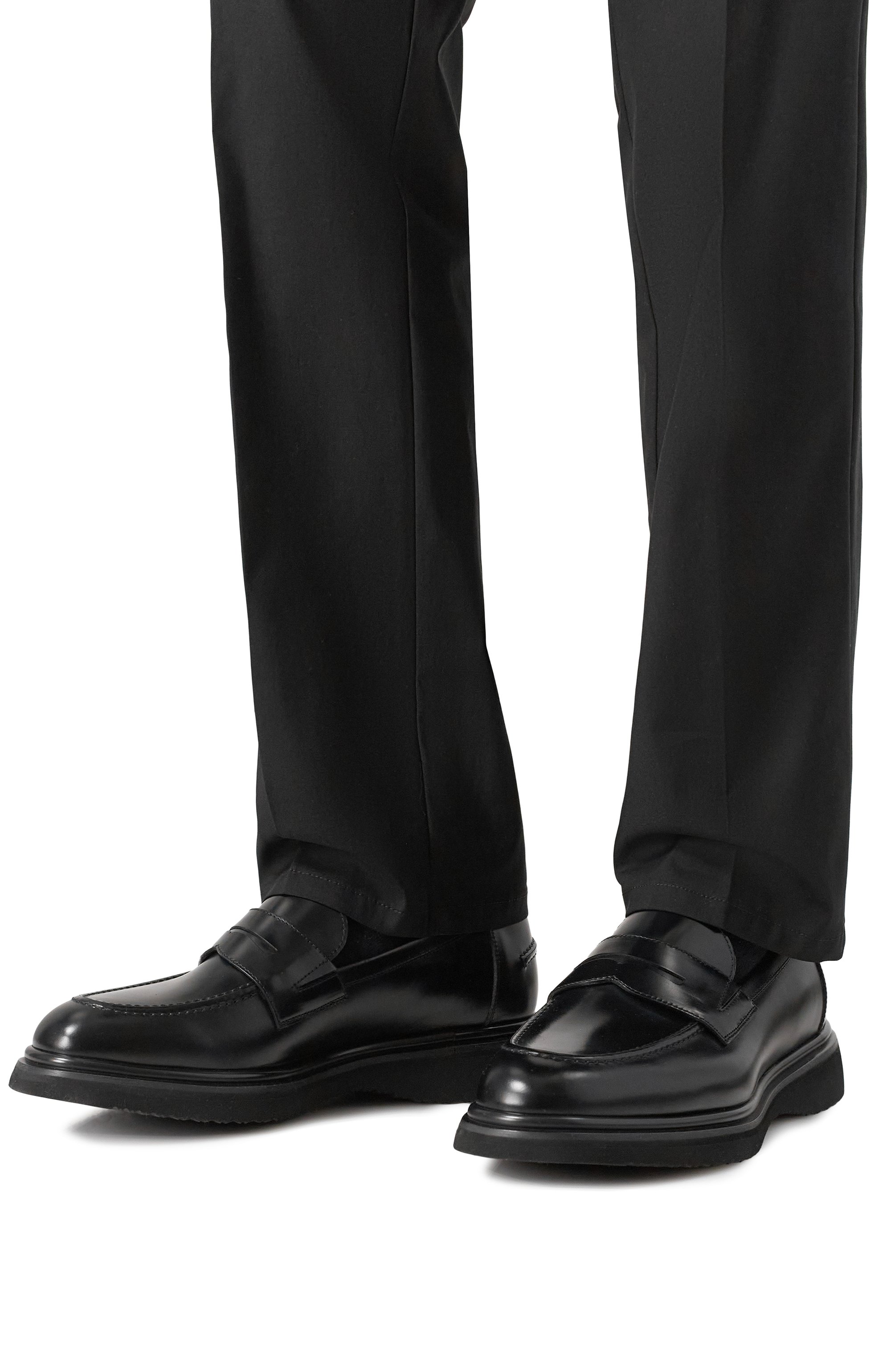 Кожаные пенни-лоферы BLU BARRETT, арт. CITY354-014.1/P0LISHED B, фото 3