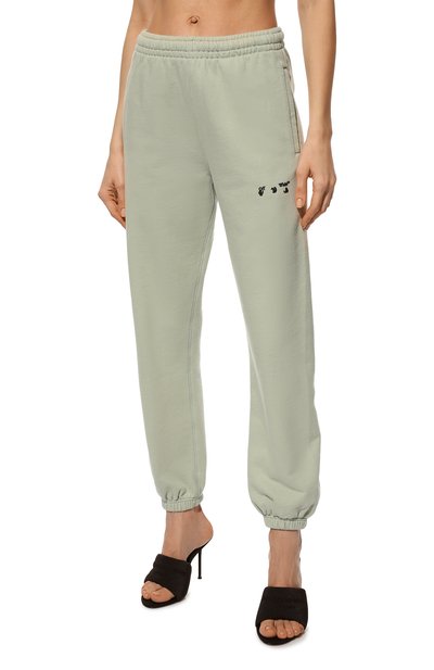 Хлопковые джоггеры OFF-WHITE, арт. 0WCH006F21JER001, фото 3