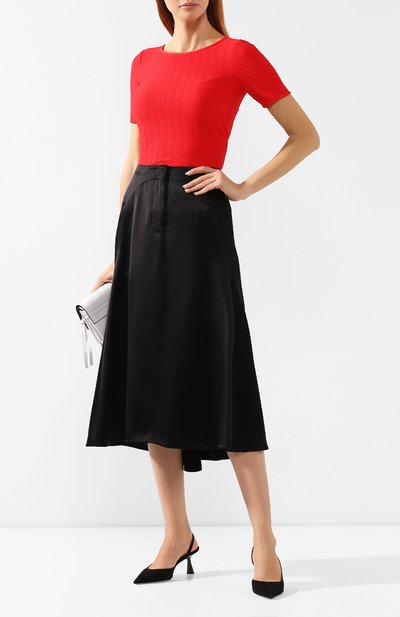 Топ GIORGIO ARMANI красного цвета по цене 44950 руб., арт. 6GAM78/AJBZZ, фото 2 Топ GIORGIO ARMANI, арт. 6GAM78/AJBZZ, фото 2