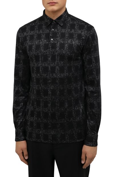 Поло из шерсти и шелка ZILLI SPORT, арт. MFW-66029-000/0009, фото 3