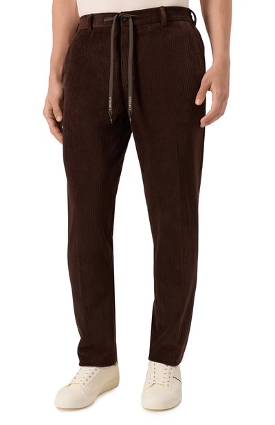 Вельветовые брюки CIRCOLO 1901 темно-коричневого цвета по цене 34350 руб., арт. CN4964, фото 3 Вельветовые брюки CIRCOLO 1901, арт. CN4964, фото 3