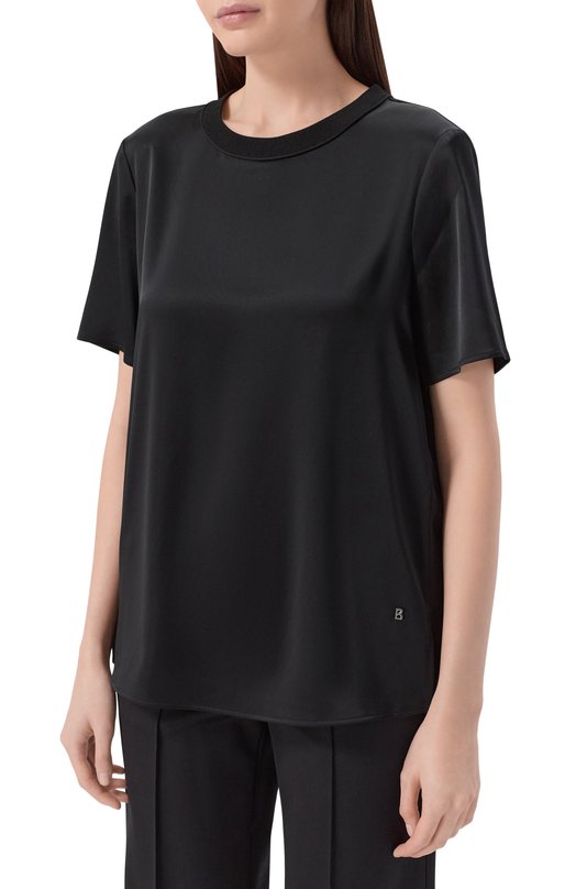 Атласная футболка Bogner 56019415 Чёрный  56019415 Фото 3