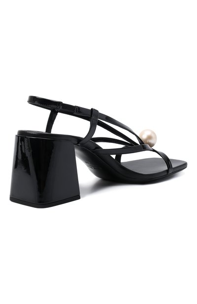 Кожаные босоножки MIU MIU, арт. 5X668D-XV4-F0002-M065, фото 5