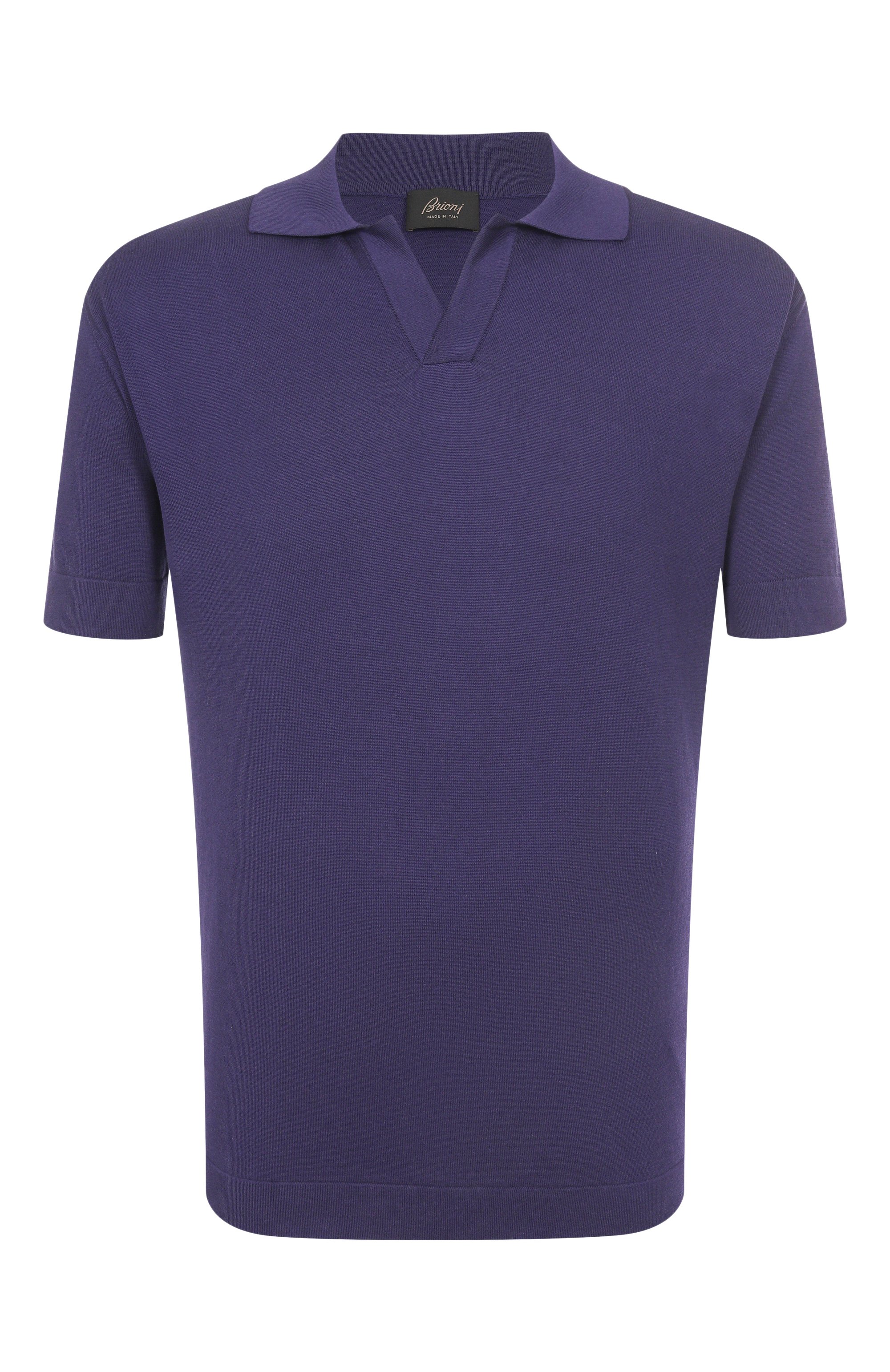 Поло из хлопка и шелка BRIONI, арт. UMKC0L/PBK02, фото 1