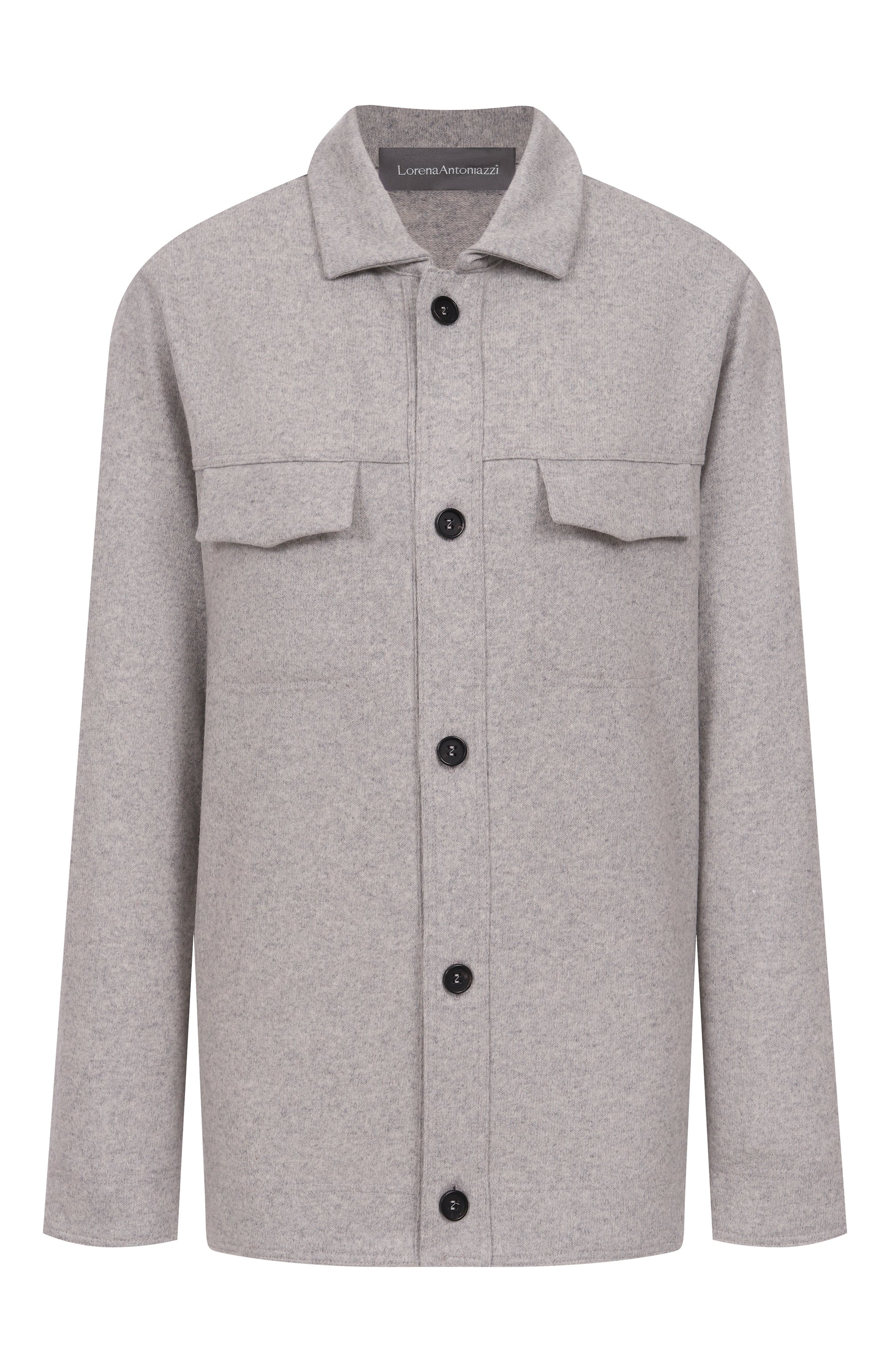 Шерстяной кардиган LORENA ANTONIAZZI светло-серого цвета по цене 76850 руб., арт. FE07A/5015, фото 1 Шерстяной кардиган LORENA ANTONIAZZI, арт. FE07A/5015, фото 1