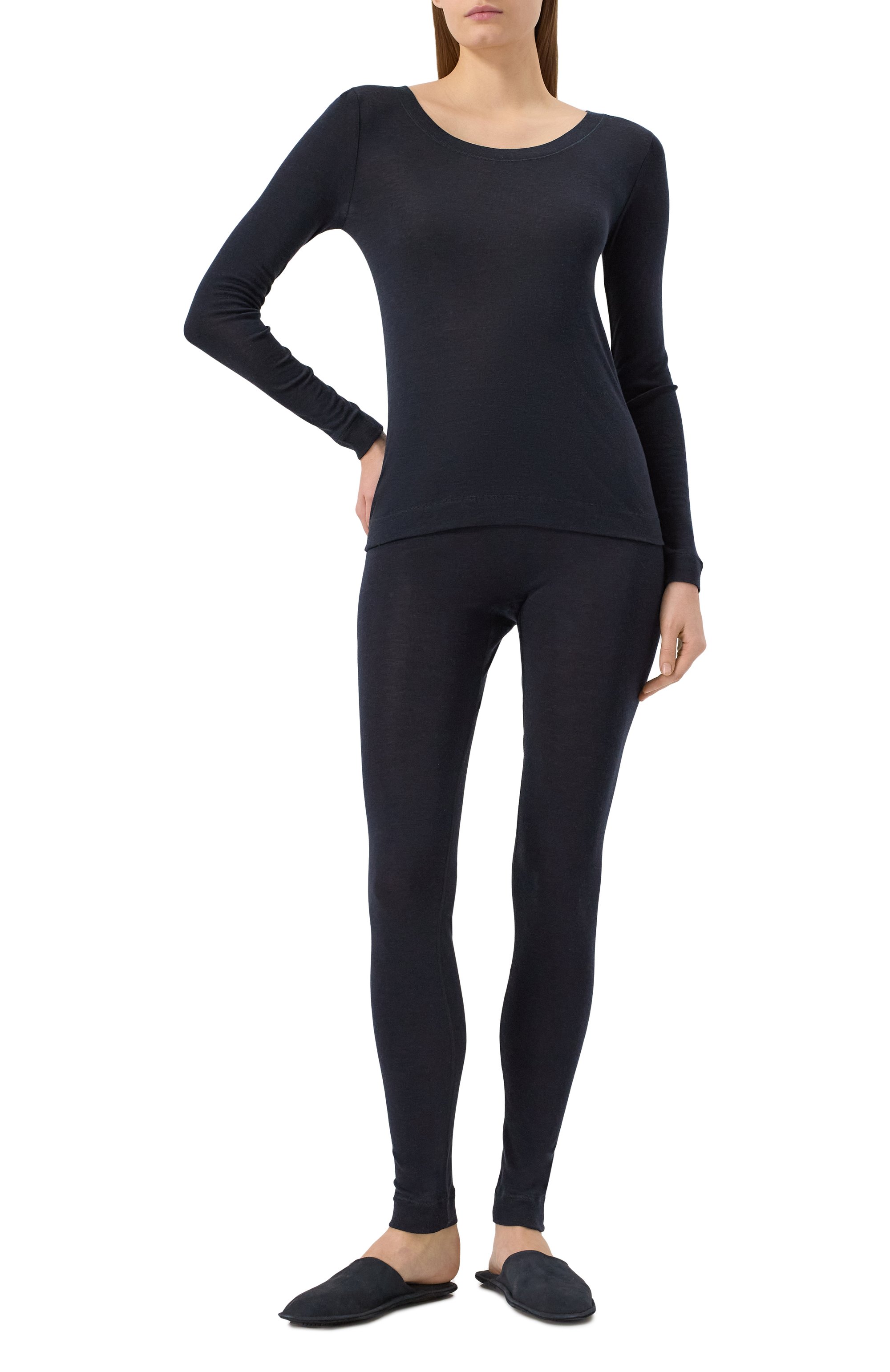 Лонгслив из шелка и кашемира HANRO, арт. 071655, фото 2