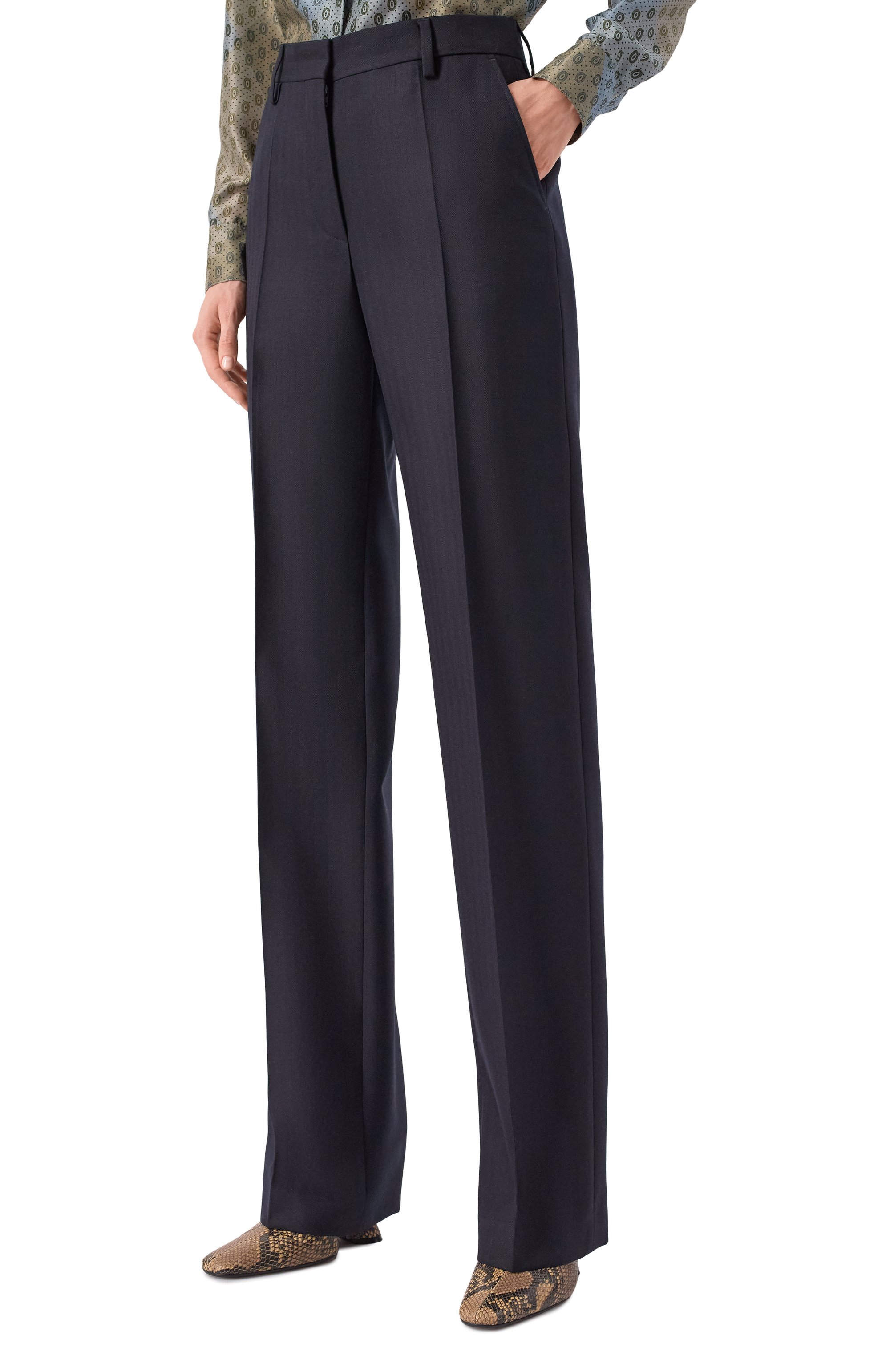 Шерстяные брюки DRIES VAN NOTEN, арт. 130923/3193, фото 3