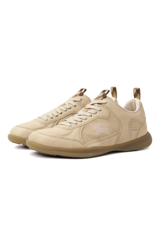 Кожаные кроссовки Matrix Burberry 8108456 Бежевый 8108456