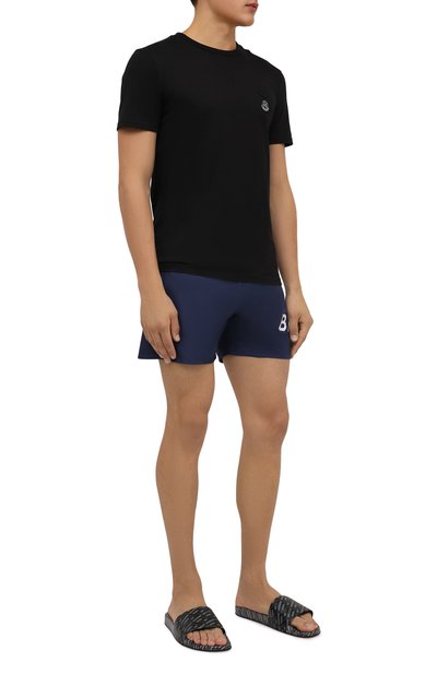 Шлепанцы VERSACE темно-серого цвета по цене 45000 руб., арт. DSU6516/1A01736, фото 2 Шлепанцы VERSACE, арт. DSU6516/1A01736, фото 2