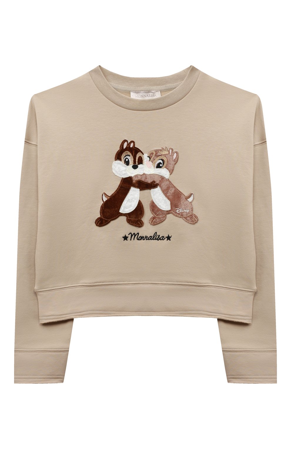 Хлопковый свитшот MONNALISA, арт. 190610, фото 1