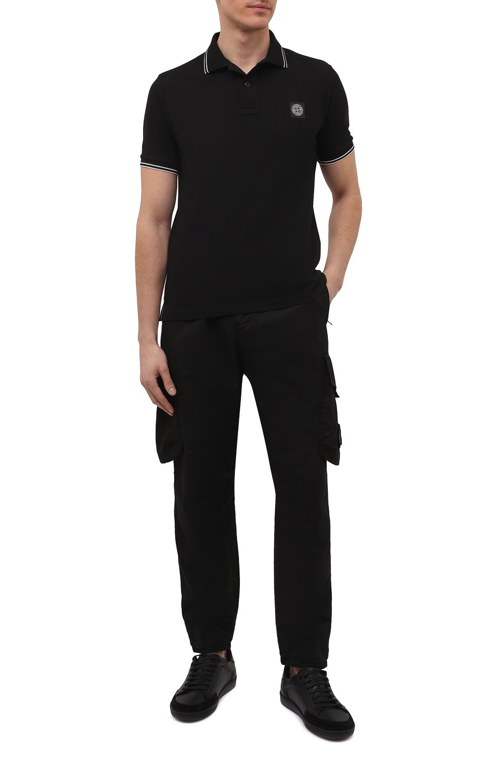 Хлопковое поло STONE ISLAND, арт. 101522S18, фото 2