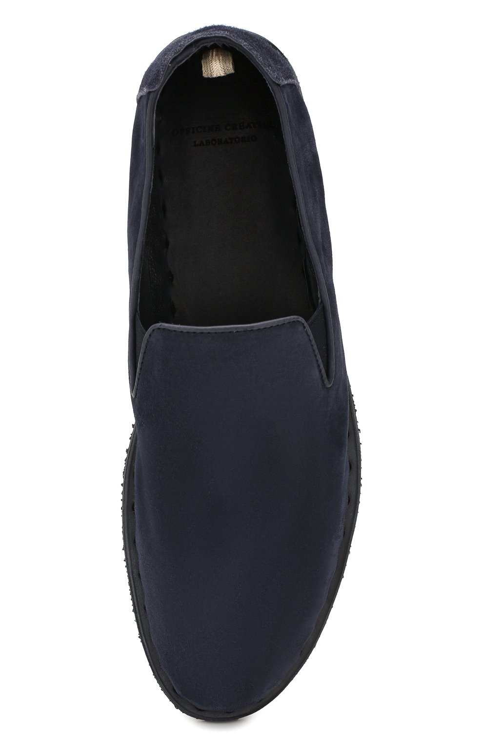 Замшевые лоферы OFFICINE CREATIVE темно-синего цвета по цене 49650 руб., арт. FELIX/018/0LIVER, фото 5 Замшевые лоферы OFFICINE CREATIVE, арт. FELIX/018/0LIVER, фото 5