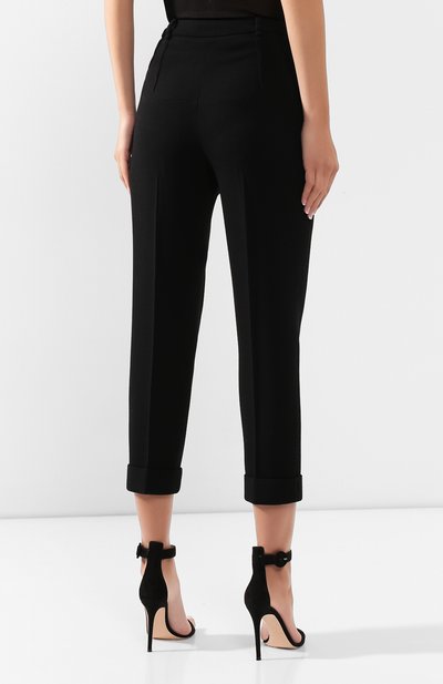 Шерстяные брюки ROLAND MOURET черного цвета по цене 79200 руб., арт. PS20/S0103/F4044, фото 4 Шерстяные брюки ROLAND MOURET, арт. PS20/S0103/F4044, фото 4
